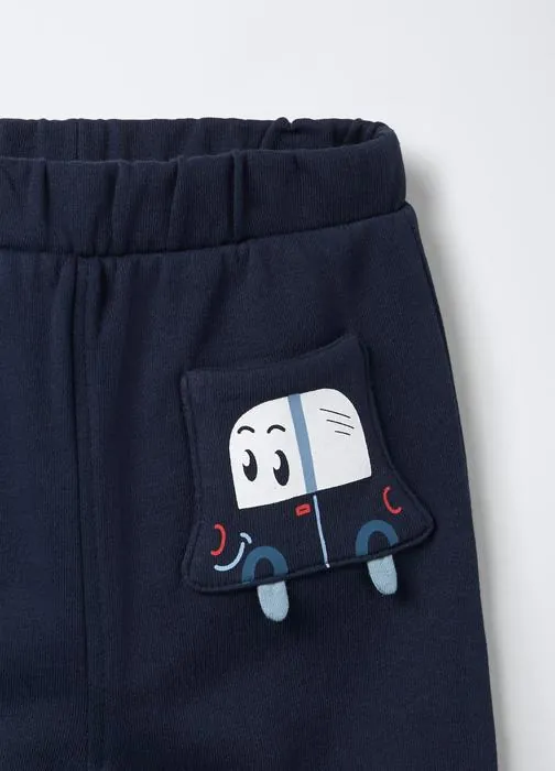 Jogger hlače od čistog pamuka za bebe
