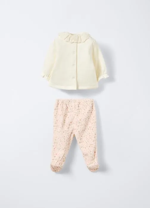 Set za bebe s gornjim dijelom i hlačicama