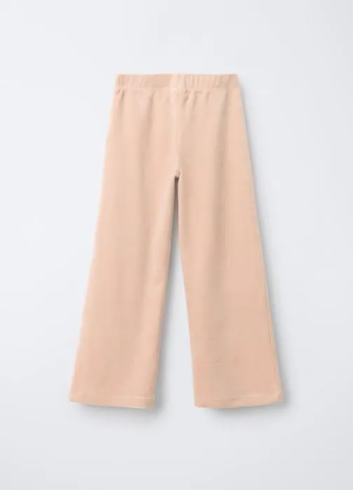 Jeggings od baršuna s trapez krojem za djevojčice