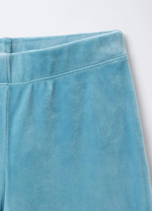 Jeggings hlače od baršuna za djevojčice