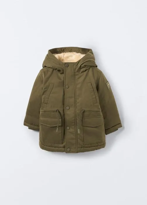 Parka s kapuljačom za bebe
