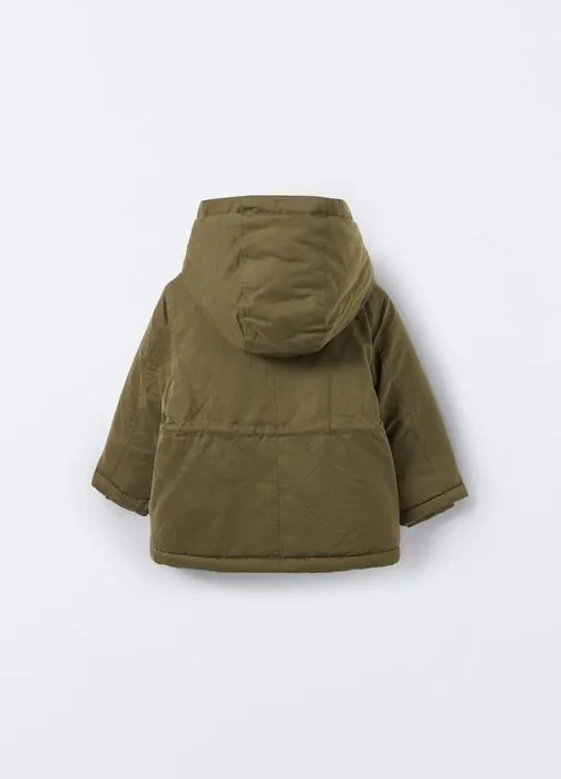 Parka s kapuljačom za bebe