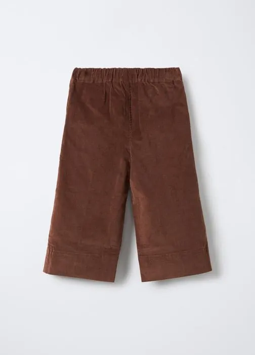 Rebraste straight fit hlače za bebe