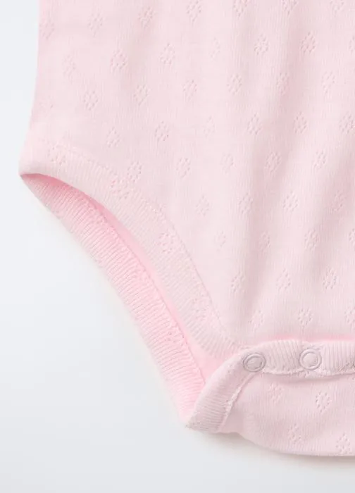 Paket od 3 rebrasta bodyja za bebe