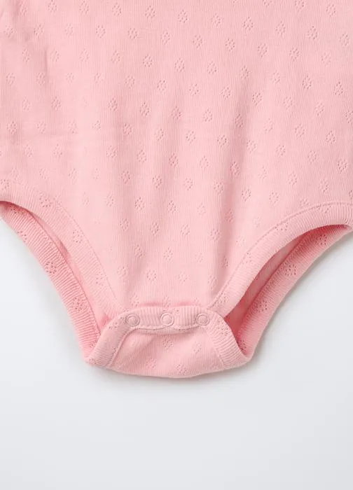 Paket od 3 rebrasta bodyja za bebe