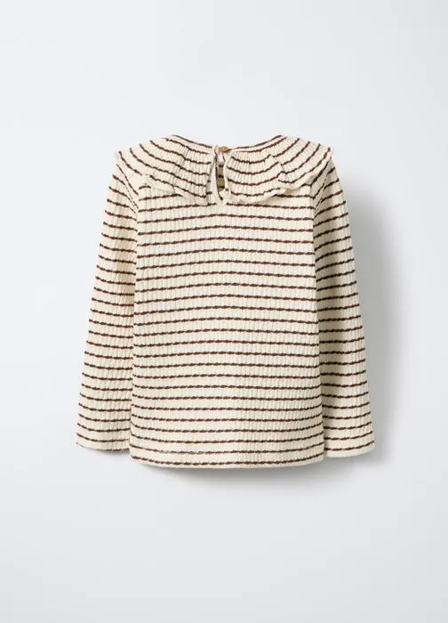 Rebrasta majica Slim Fit za bebe