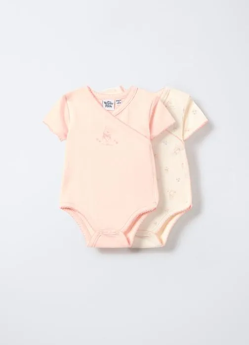 Paket od 2 prekrižna bodyja za bebe