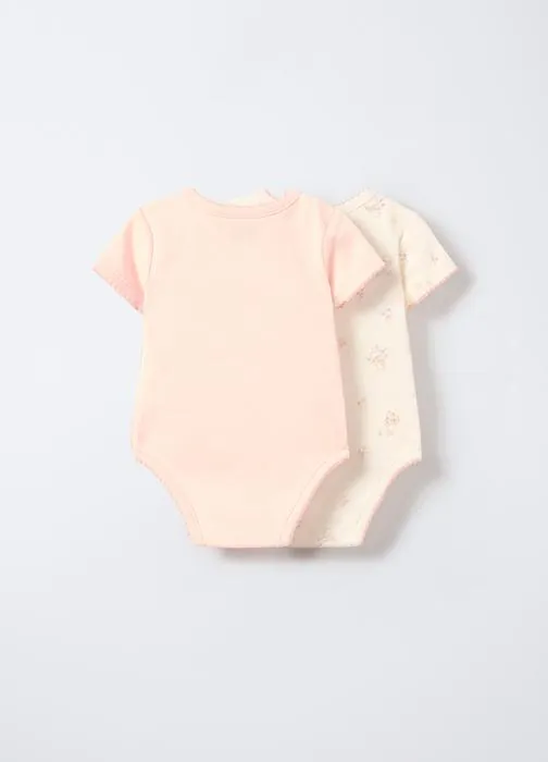 Paket od 2 prekrižna bodyja za bebe