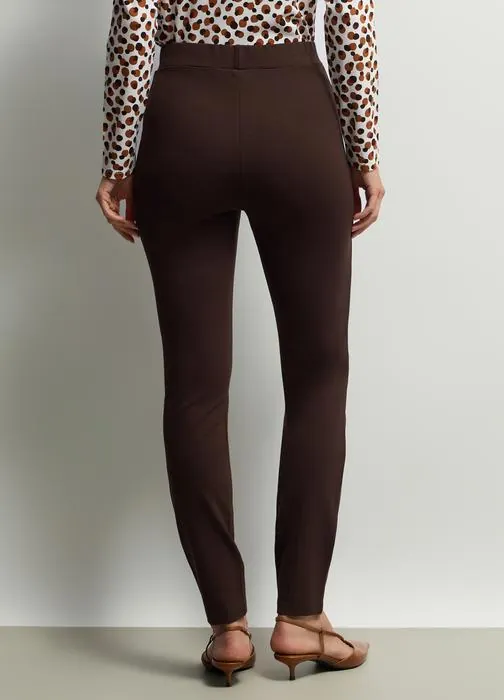 Slim fit tajice s punto Milano pletivom