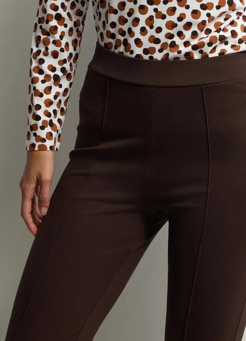 Slim fit tajice s punto Milano pletivom