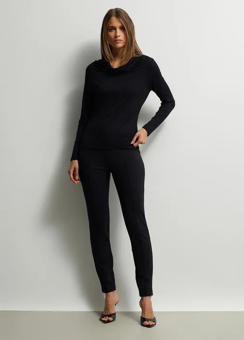 Slim fit tajice od punto Milano pletiva