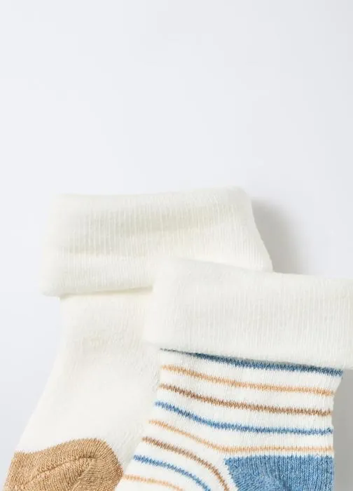 Paket od 2 para čarapa s jacquard uzorkom