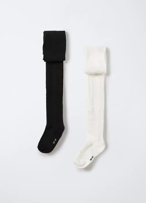 Paket od 2 para hulahopki za djevojčice