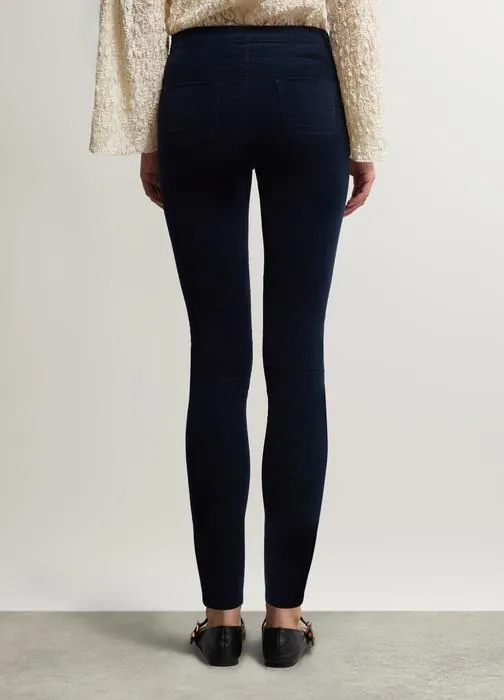 Ženske rebraste tajice skinny fit