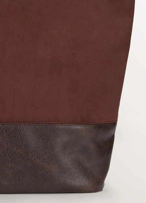 Shopper torba s umetkom od umjetne kože
