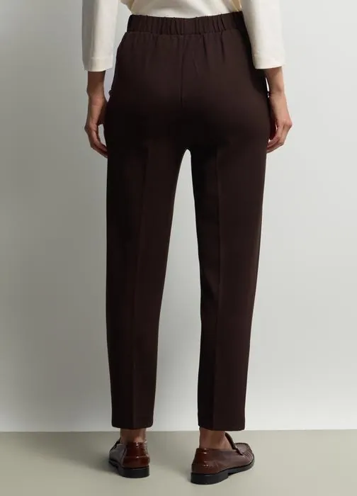 Ženske hlače Comfort Fit u punto Milano pletivu