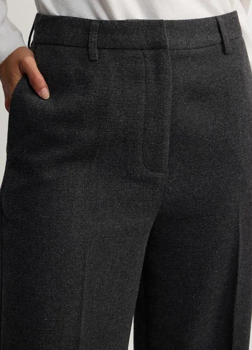 Ženske regularne hlače s jacquard uzorkom