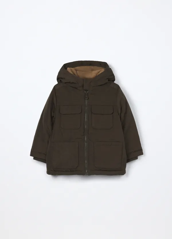 Parka s kapuljačom za bebe