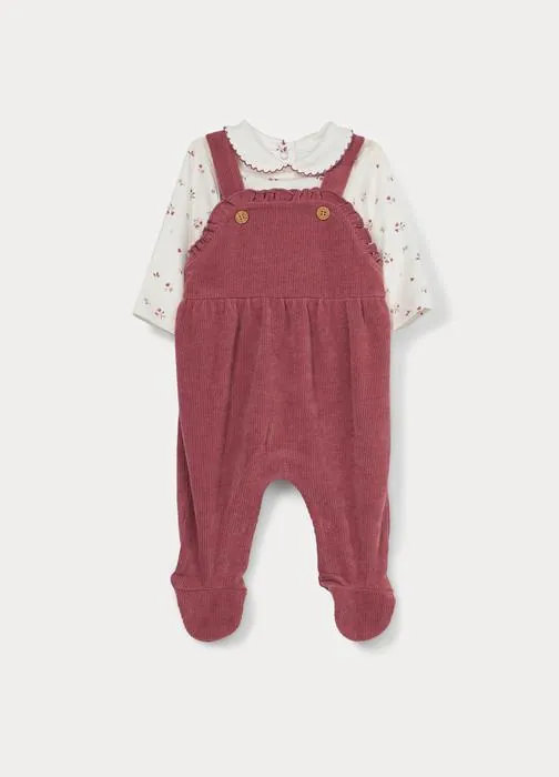 Paket za bebe s topom i salopetom