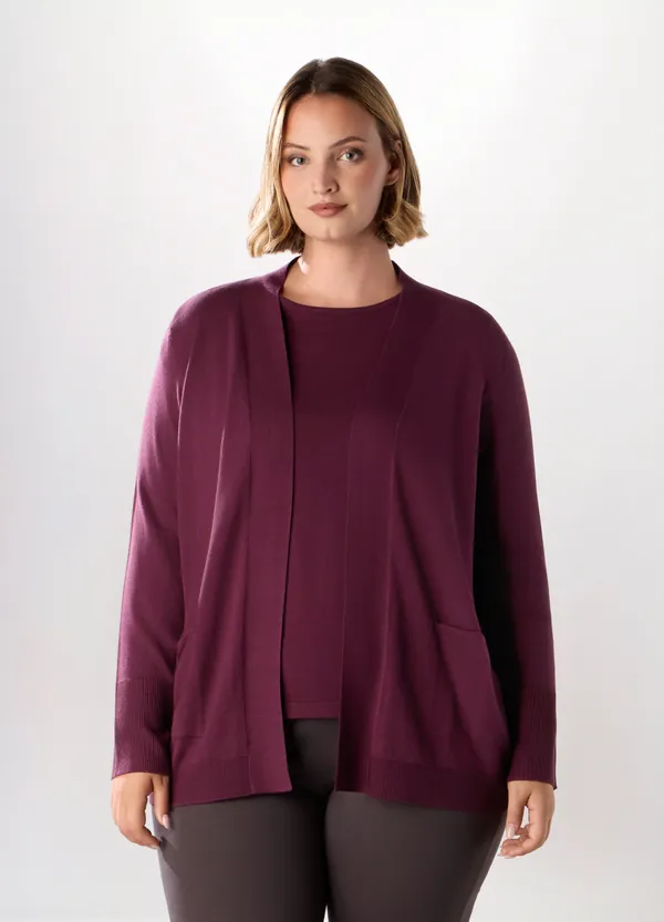 Otvoreni kardigan za žene curvy