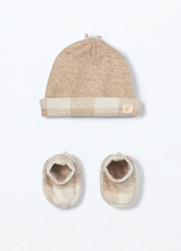 Paket kapa i čarapa od čistog pamuka