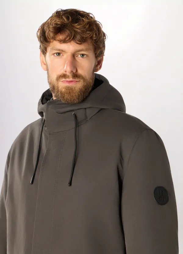 Muška parka od tehničkog materijala