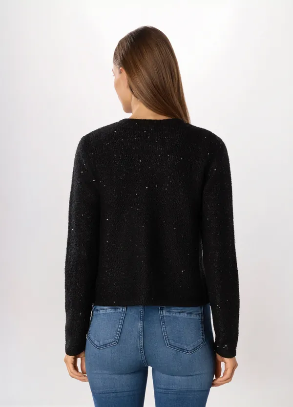 Ženski kardigan od tricot pletiva