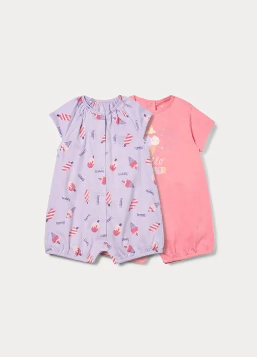 Paket od 2 pamučne pidžame za bebe