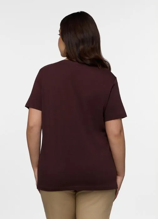 Ženska majica okruglog izreza curvy