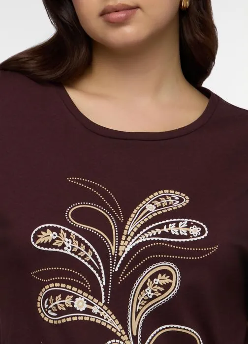 Ženska majica okruglog izreza curvy